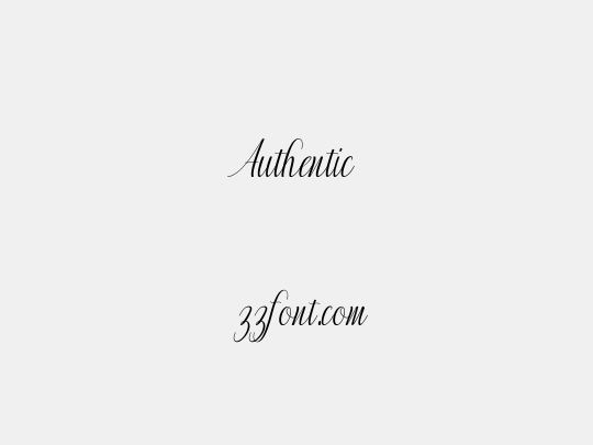Authentic