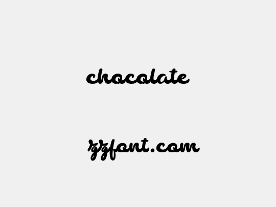 chocolate