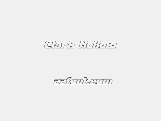 Clark Hollow