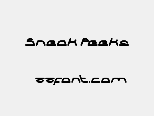 Sneak Peeks