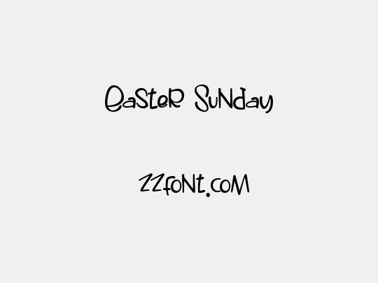 Easter Sunday