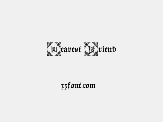 Dearest Friend