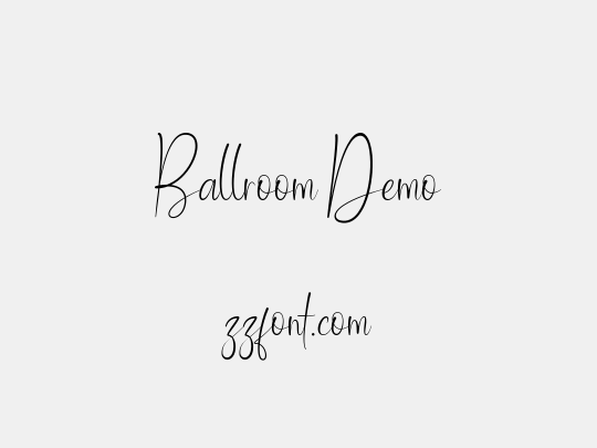 Ballroom Demo
