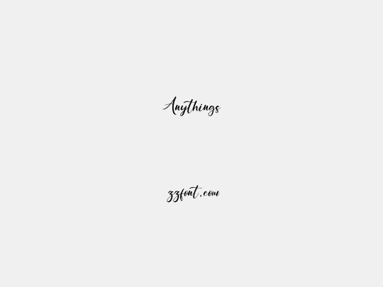 Anythings