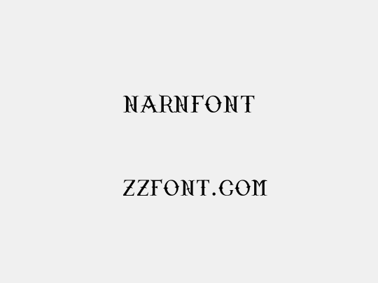 Narnfont