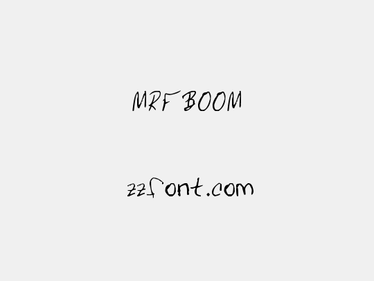 MRFBOOM