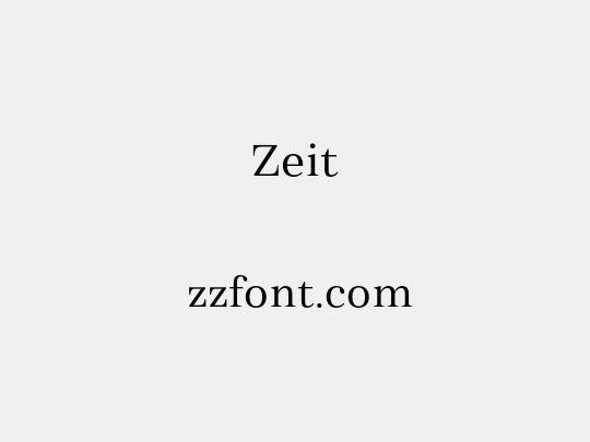 Zeit