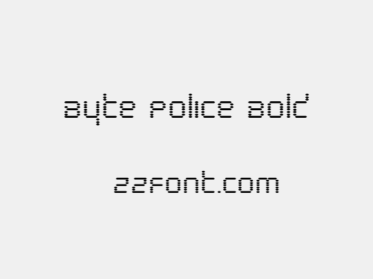 Byte Police Bold