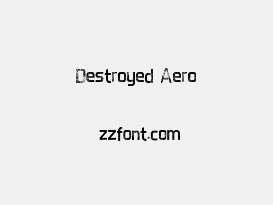 Destroyed Aero