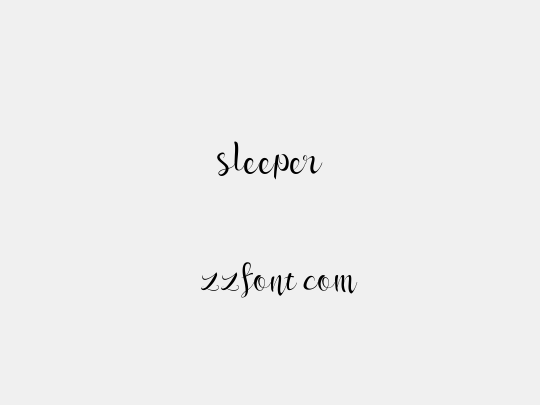 sleeper