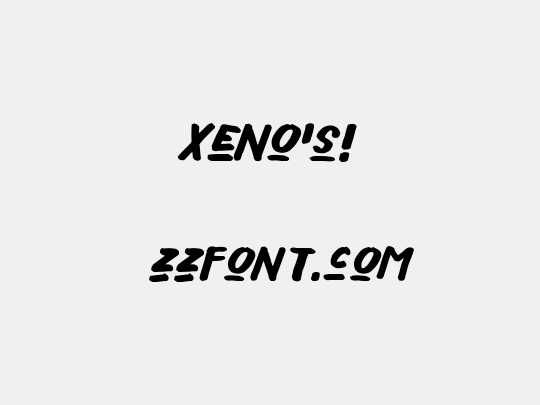 Xeno's! 