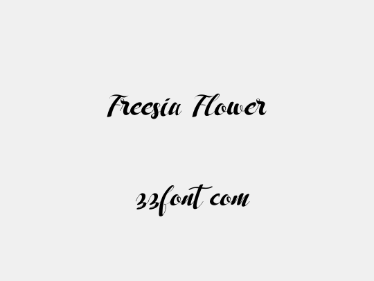 Freesia Flower
