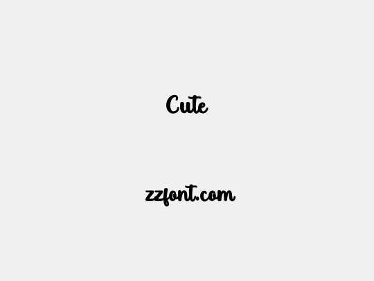 Cute