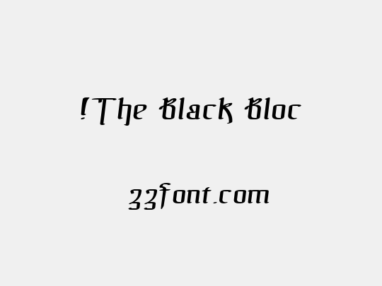 !The Black Bloc