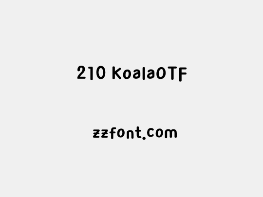210 KoalaOTF