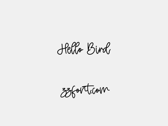 Hello Bird