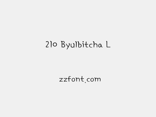 210 Byulbitcha L