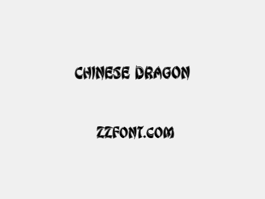 Chinese Dragon
