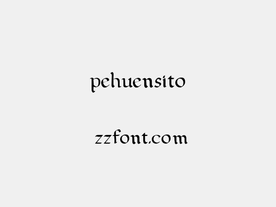 pehuensito