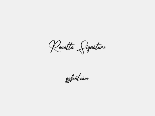 Renatta Signature