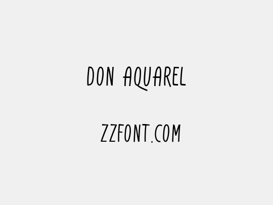 Don Aquarel