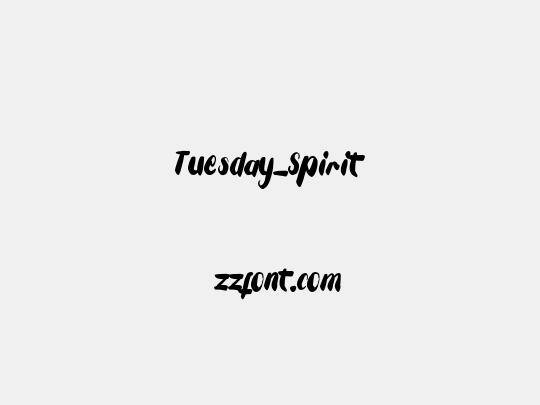 Tuesday_Spirit