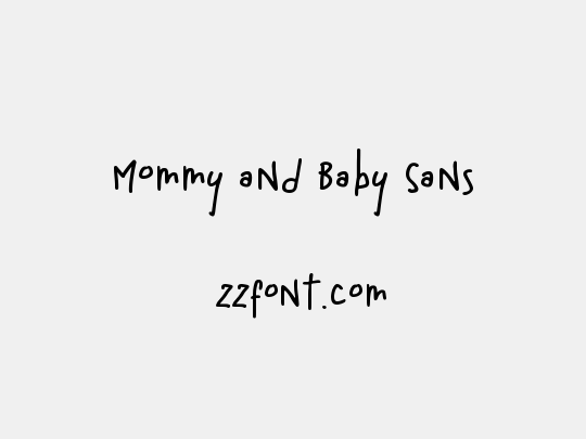 Mommy and Baby Sans