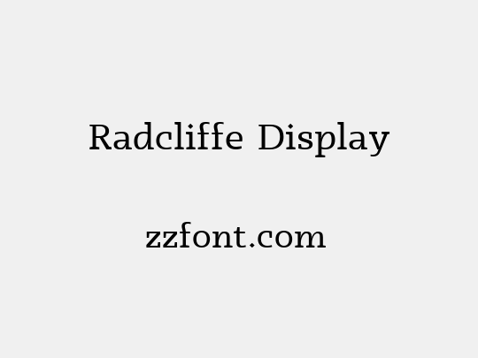 Radcliffe Display