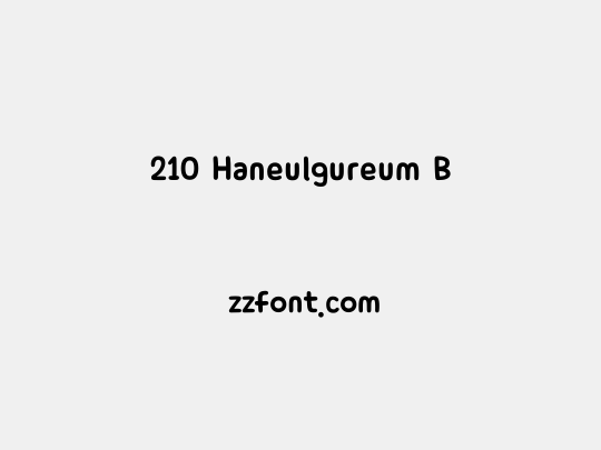 210 Haneulgureum B