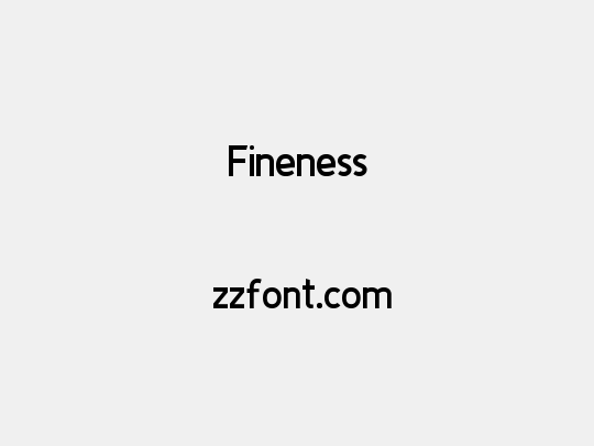 Fineness