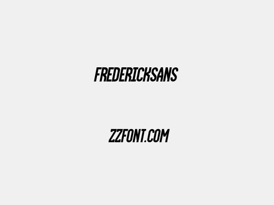 FrederickSans