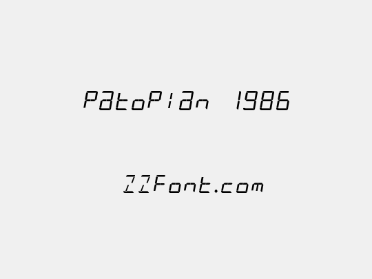 Patopian 1986