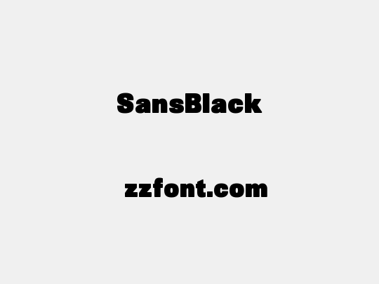 SansBlack