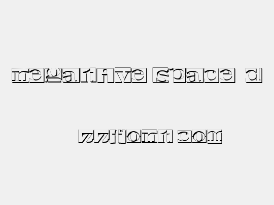 Negative Space 3D