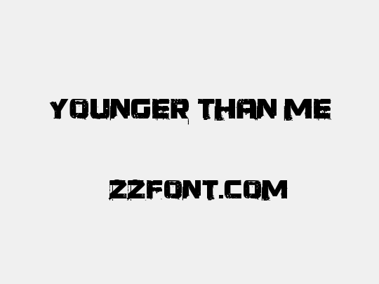 Younger than me