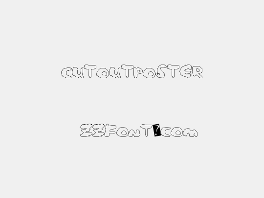 CutoutPoster