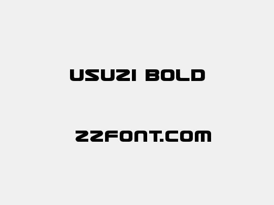 Usuzi Bold