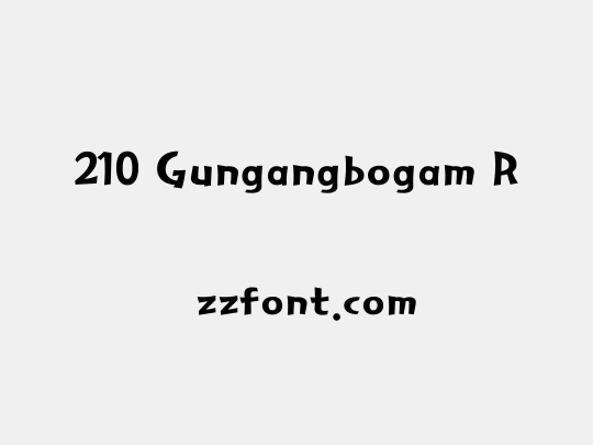 210 Gungangbogam R