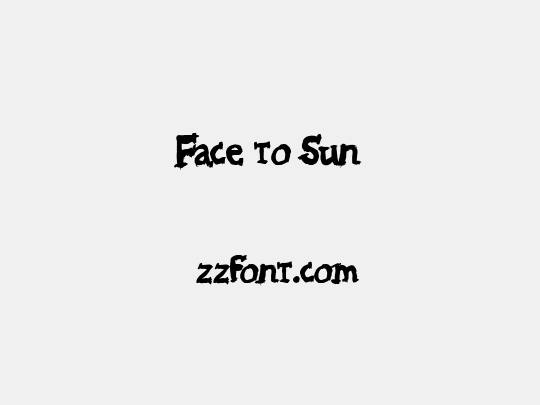 Face to Sun