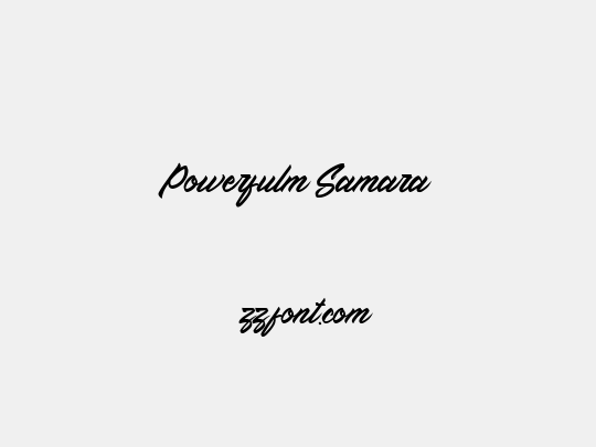 Powerfulm Samara