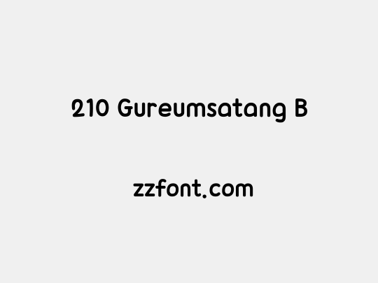 210 Gureumsatang B