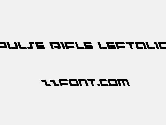 Pulse Rifle Leftalic