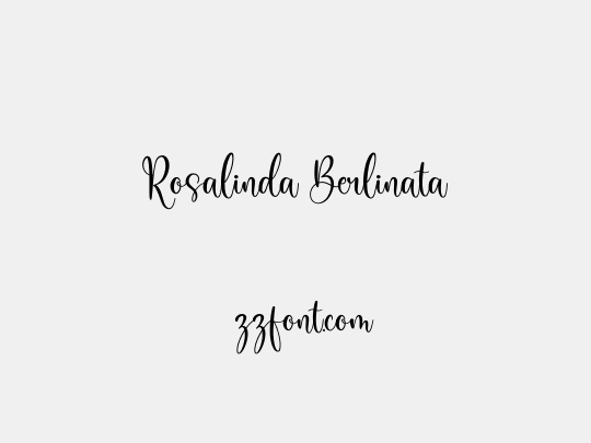 Rosalinda Berlinata