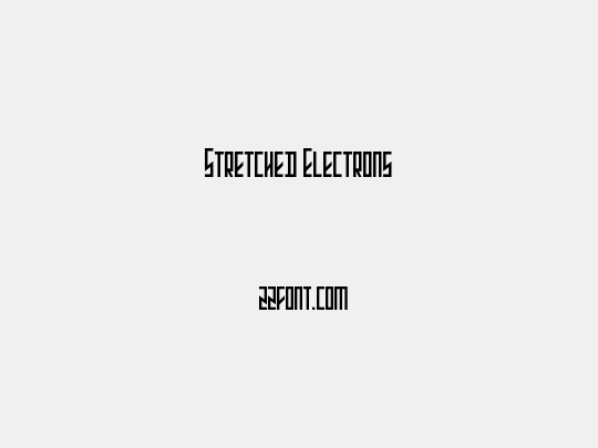Stretched Electrons