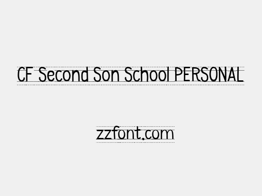 CF Second Son School PERSONAL