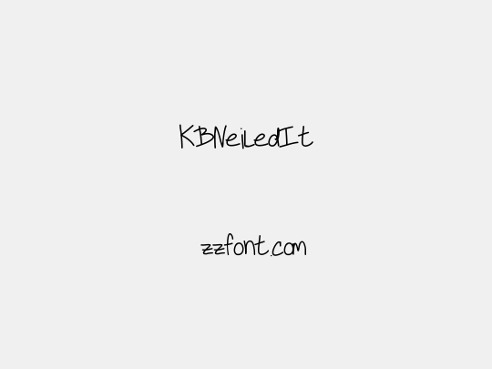 KBNeiledIt