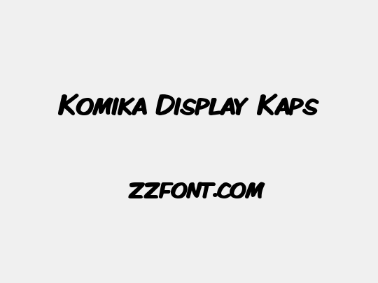 Komika Display Kaps
