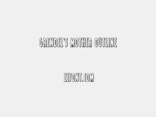 Grendel's Mother Outline