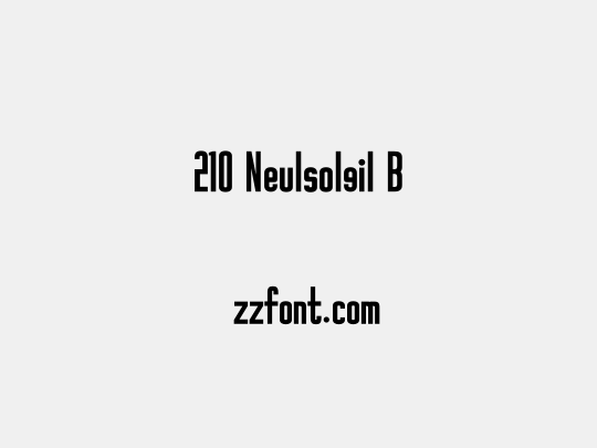 210 Neulsolgil B