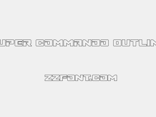 Super Commando Outline